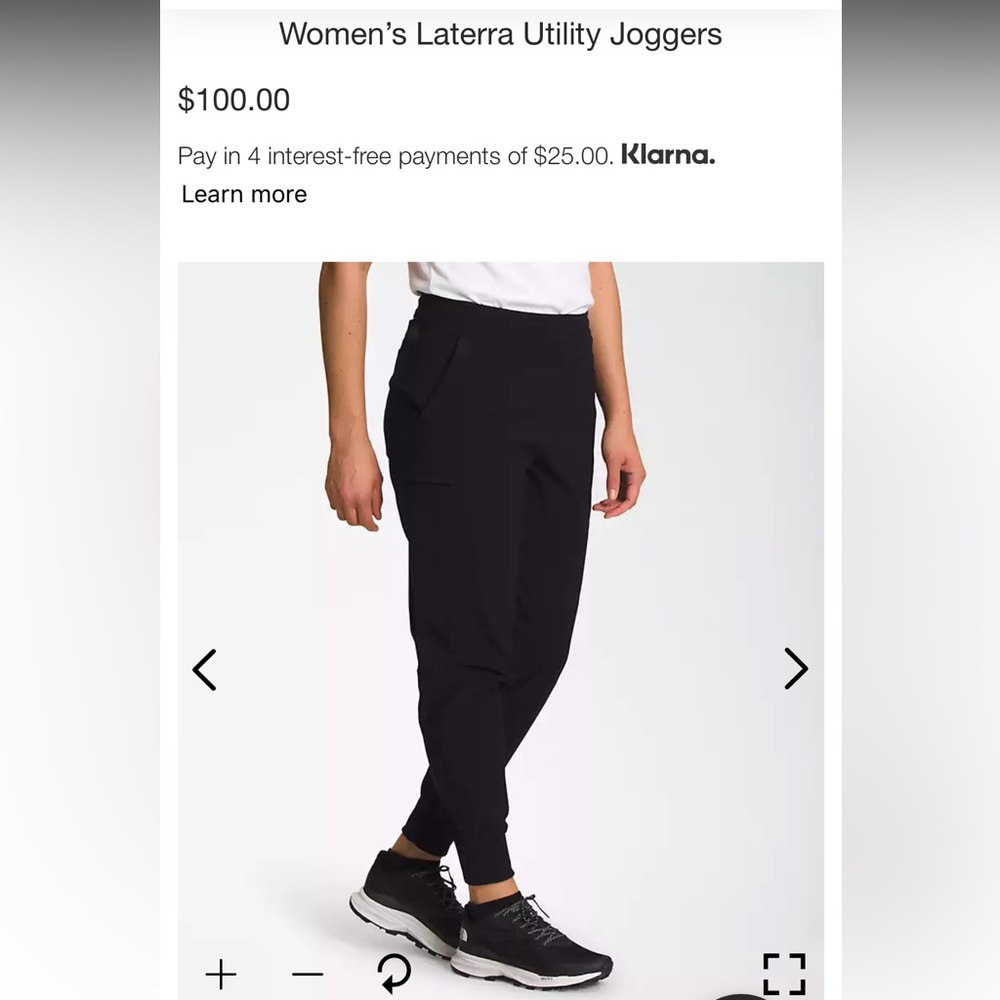 The north face lattera utility joggers